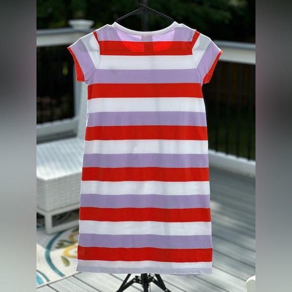 J.Crew Crewcuts Girls' striped T-shirt dress size 10 - Picture 5 of 7